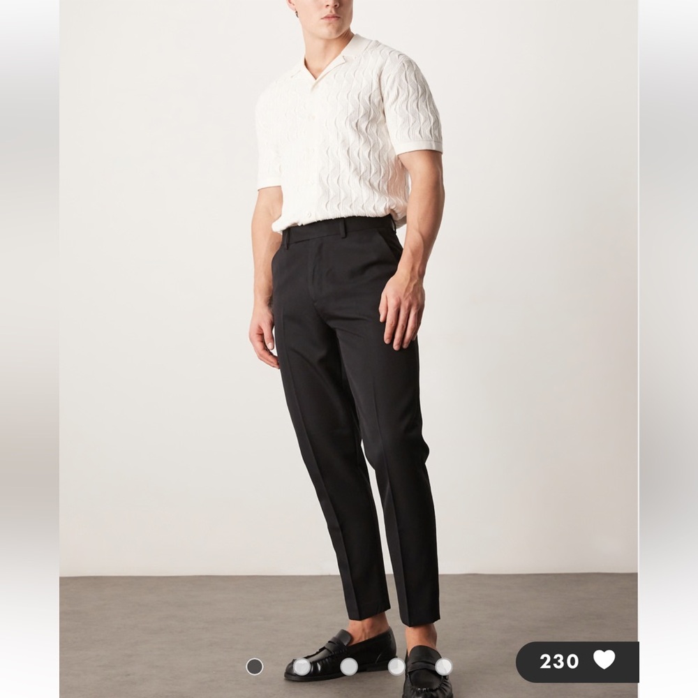 ASOS Men's‎ Black Tailored Dress Pants